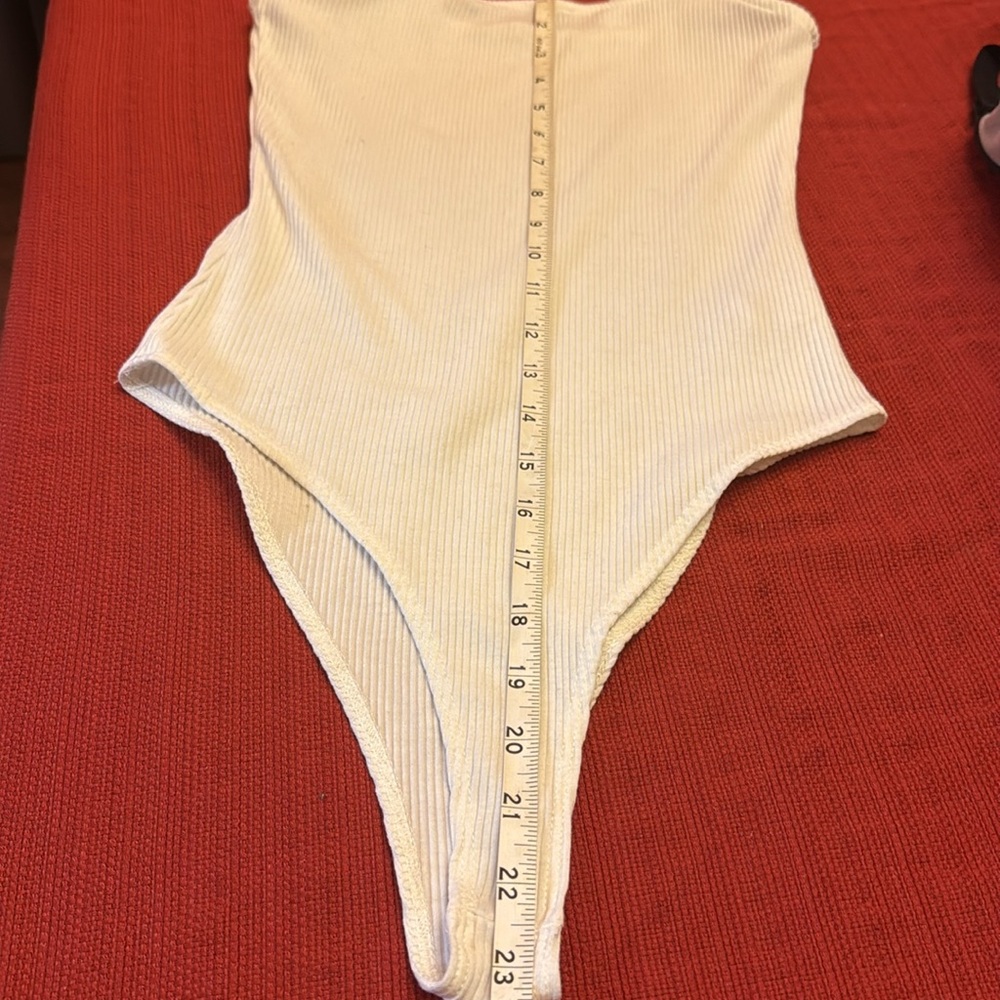 Kids White Ruffled One Piece - Picture 5 of 5
